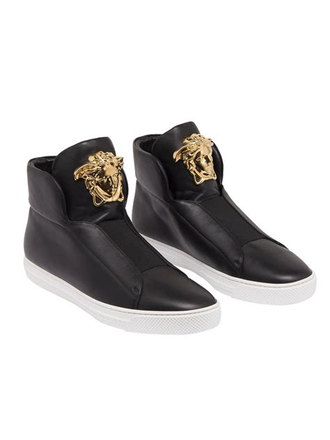 versace black logo sneakers|gianni Versace sneakers.